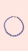 Collier court Perles Lilas & Bleu - Atelier Poésie