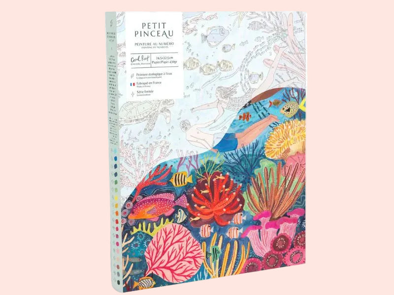 Coffret peinture au numéro - Coral reef par Miranda Sofroniou