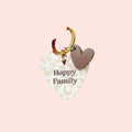 Porte-clés Happy Family - léopard marron