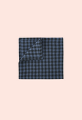 Serviette de table - Vichy bleu et noir