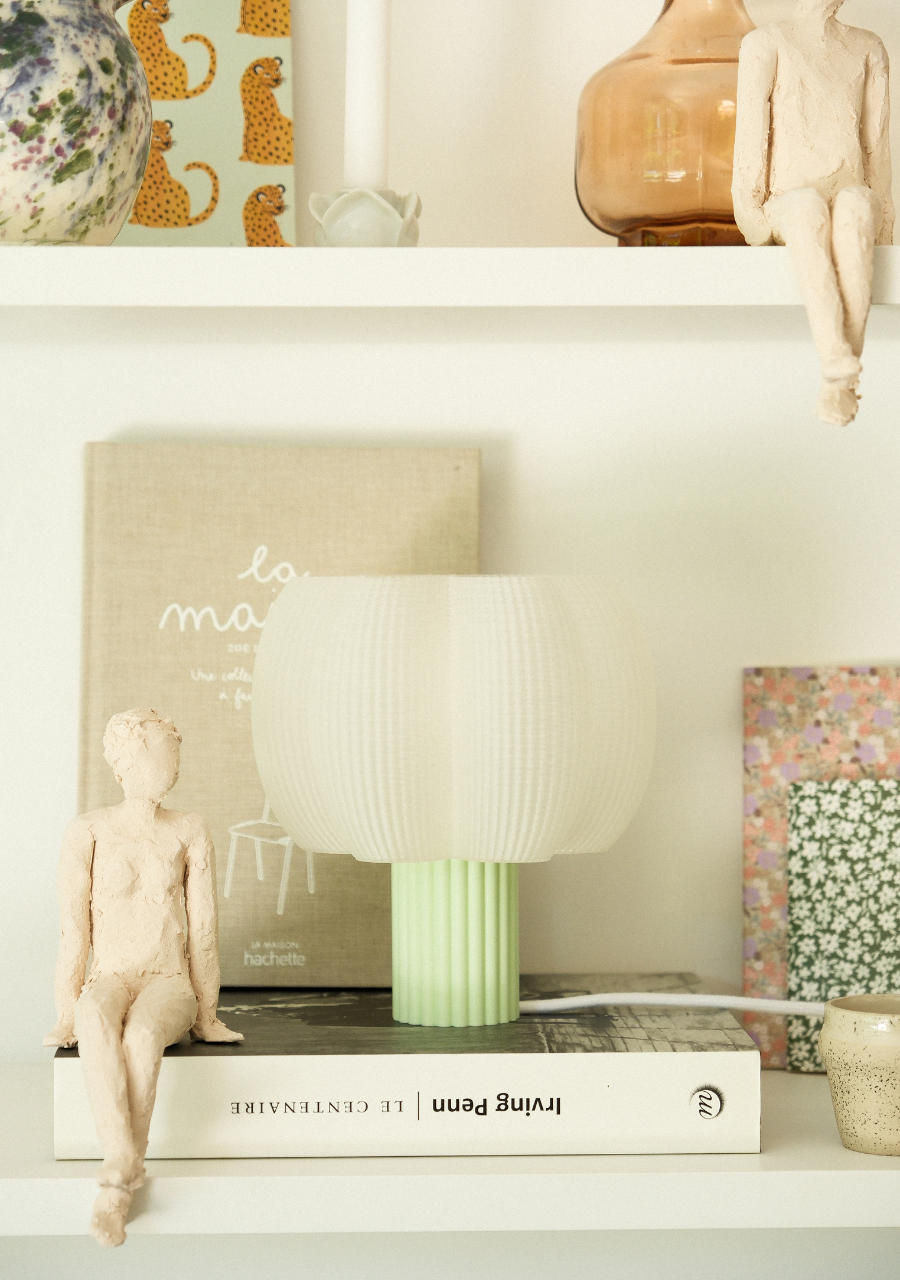 Lampe Fluffy Vert Pastel