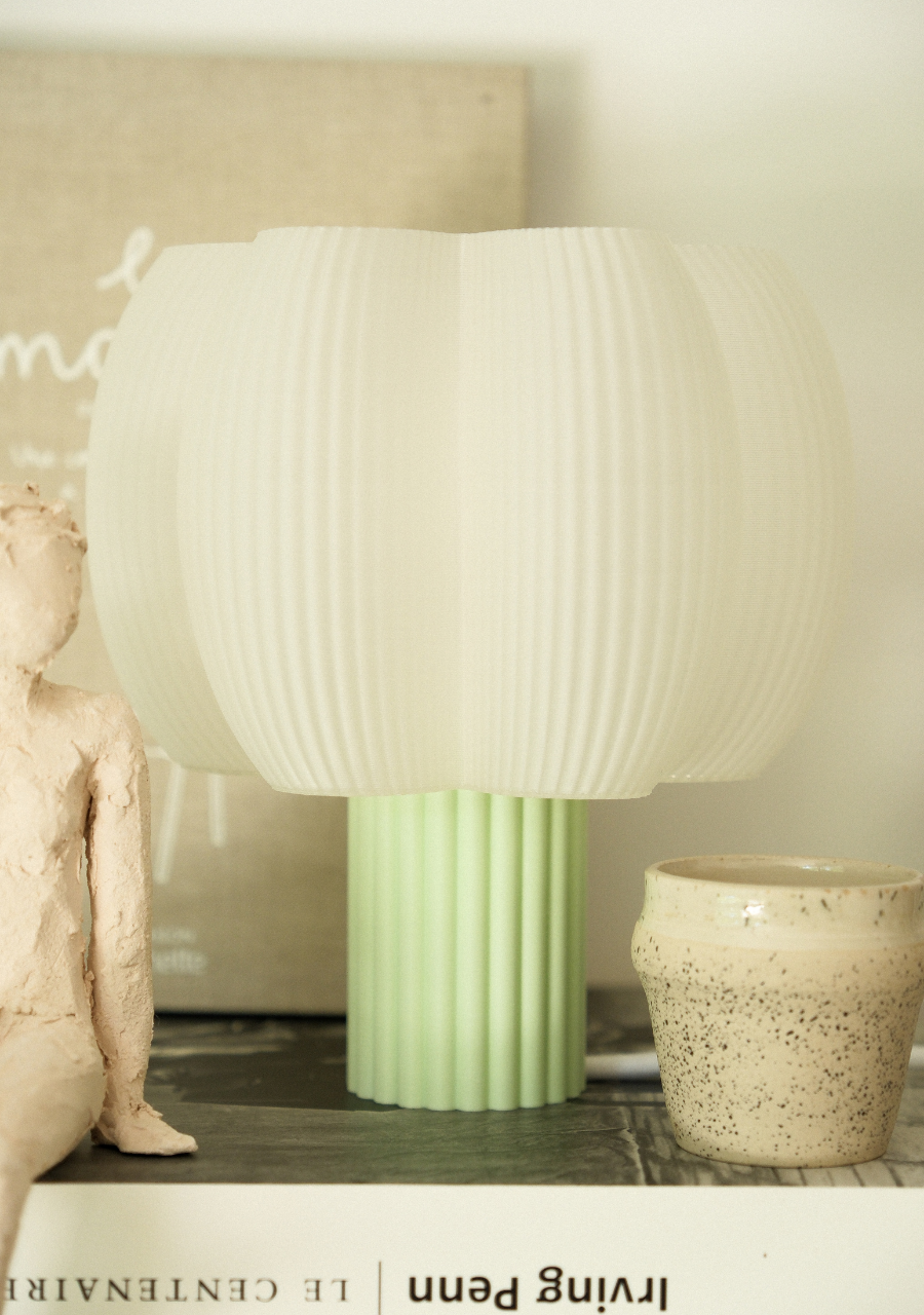 Lampe Fluffy Vert Pastel