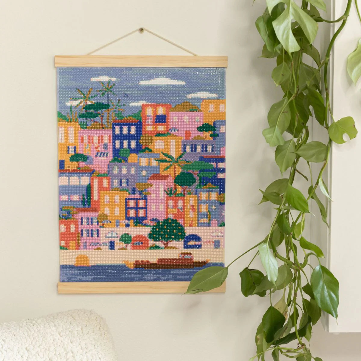 Coffret Petit Diamond - Diamond Painting Maisons Colorées