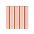 Serviettes en papier rayures rouge et rose - Lot de 20