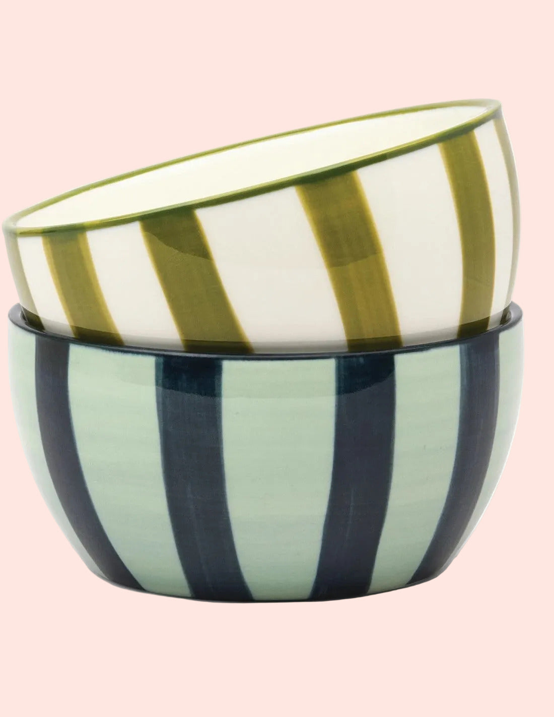 The Bella - set de 2 bols Olive et bleu