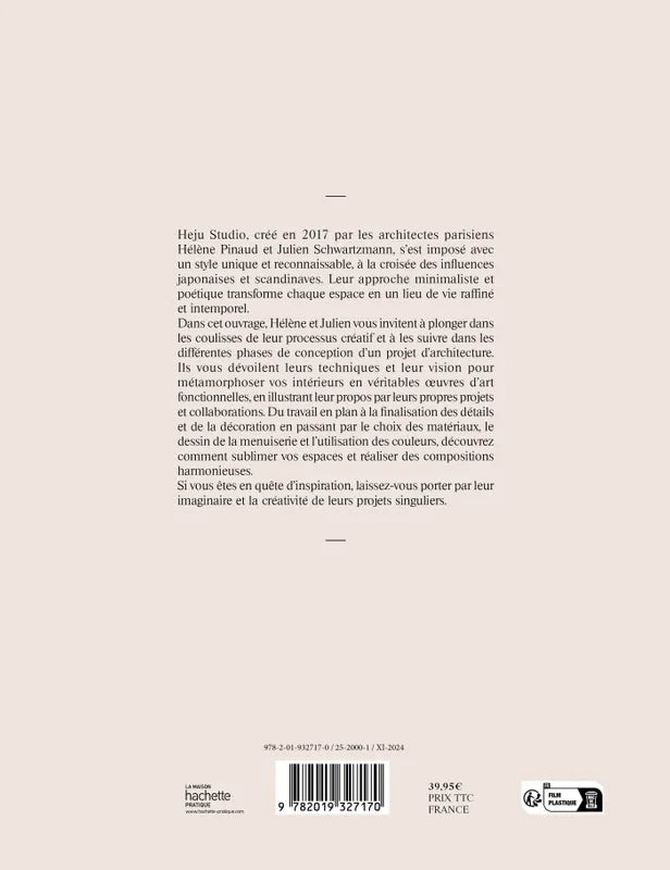 Livre Minimalisme Poétique - Intérieurs singuliers par Heju Studio