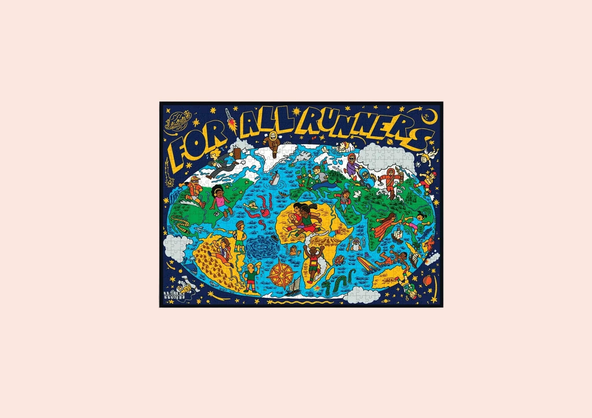 Puzzle All runners - Piece & Love