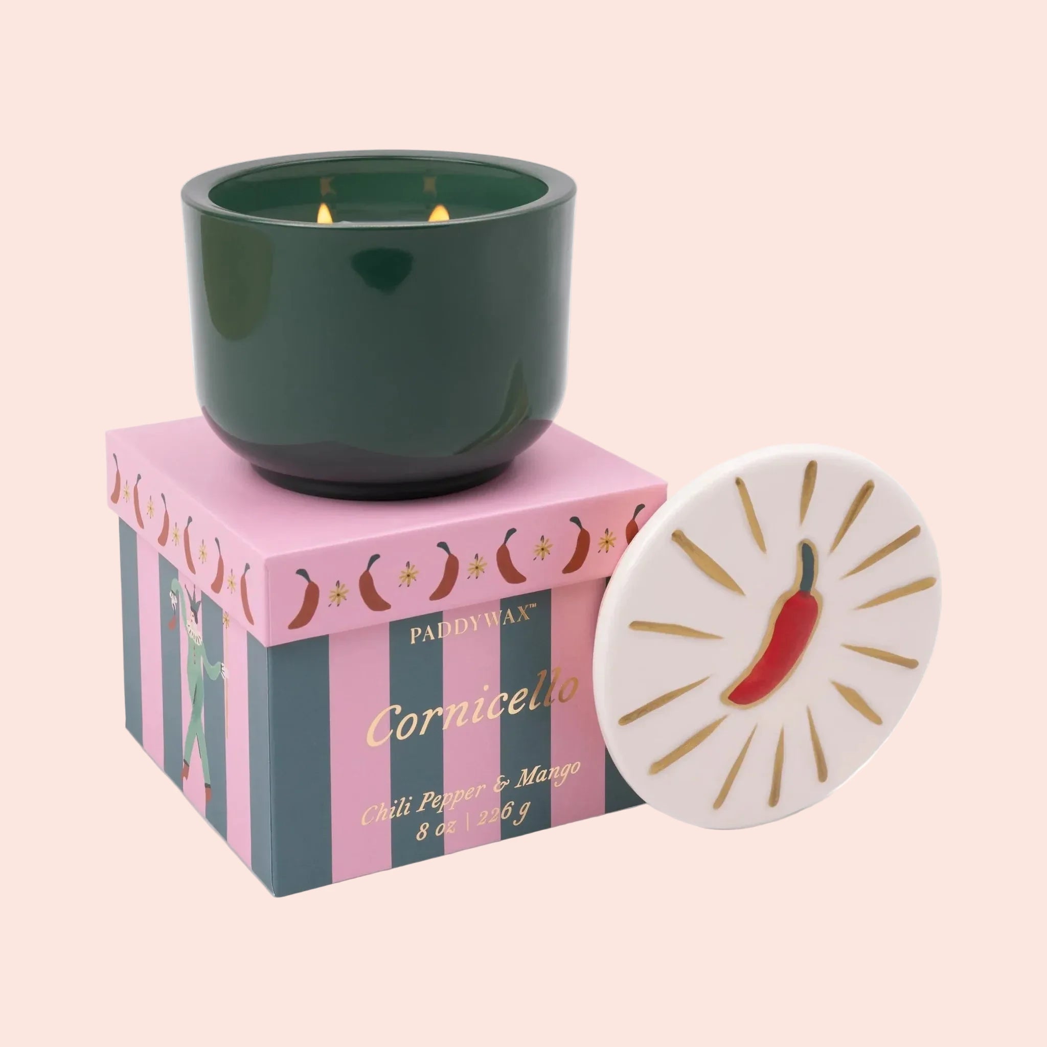 Bougie Parfumée Charmed en Verre &amp; Céramique - PaddyWax