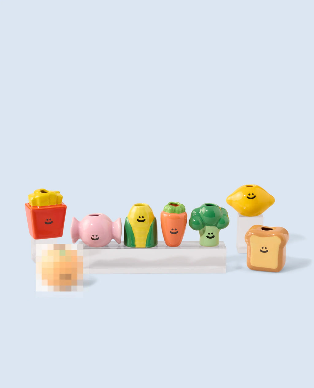 Box surprise mini vase Food