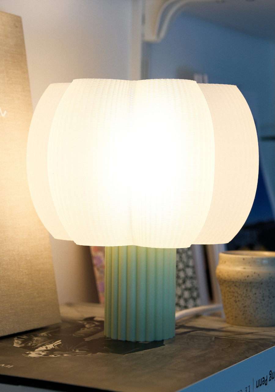 Lampe Fluffy Vert Pastel