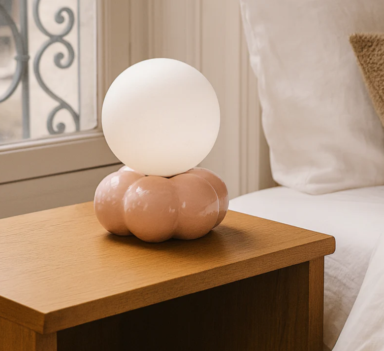Lampe Zéphyr rose