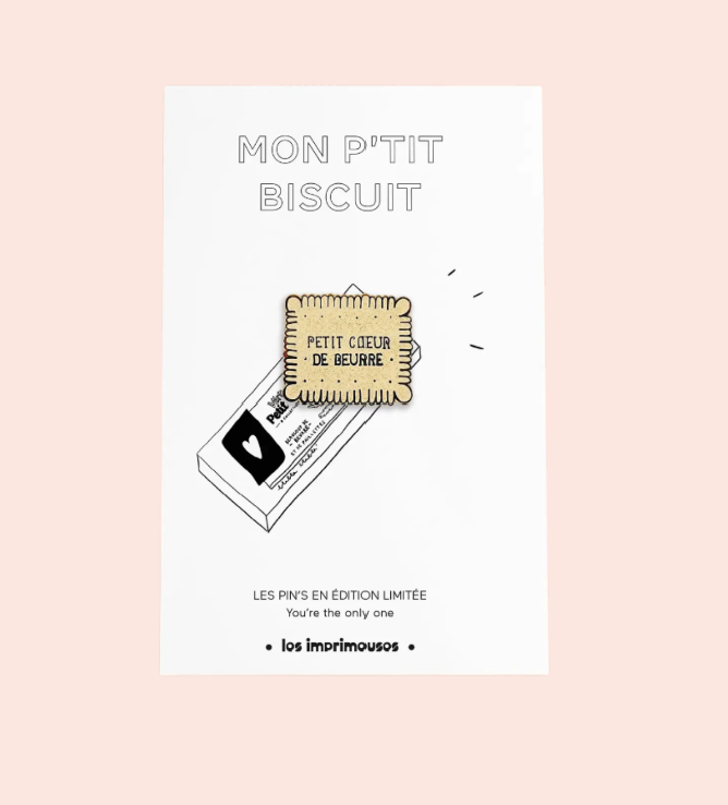 Pin's Petit cœur de beurre – Mon p’tit biscuit