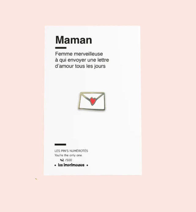 Pin’s Lettre - Maman