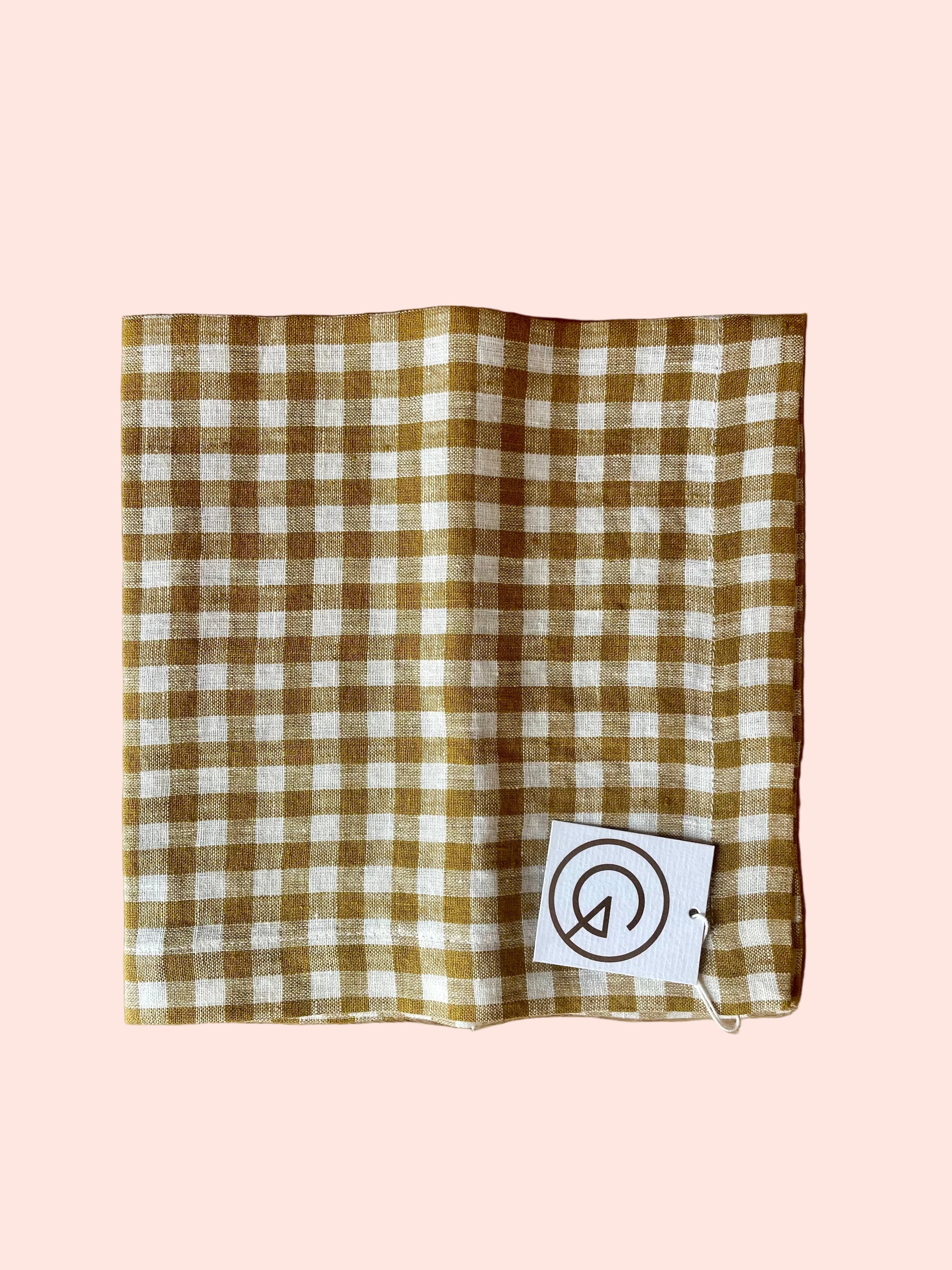 Serviette de table - Vichy curry