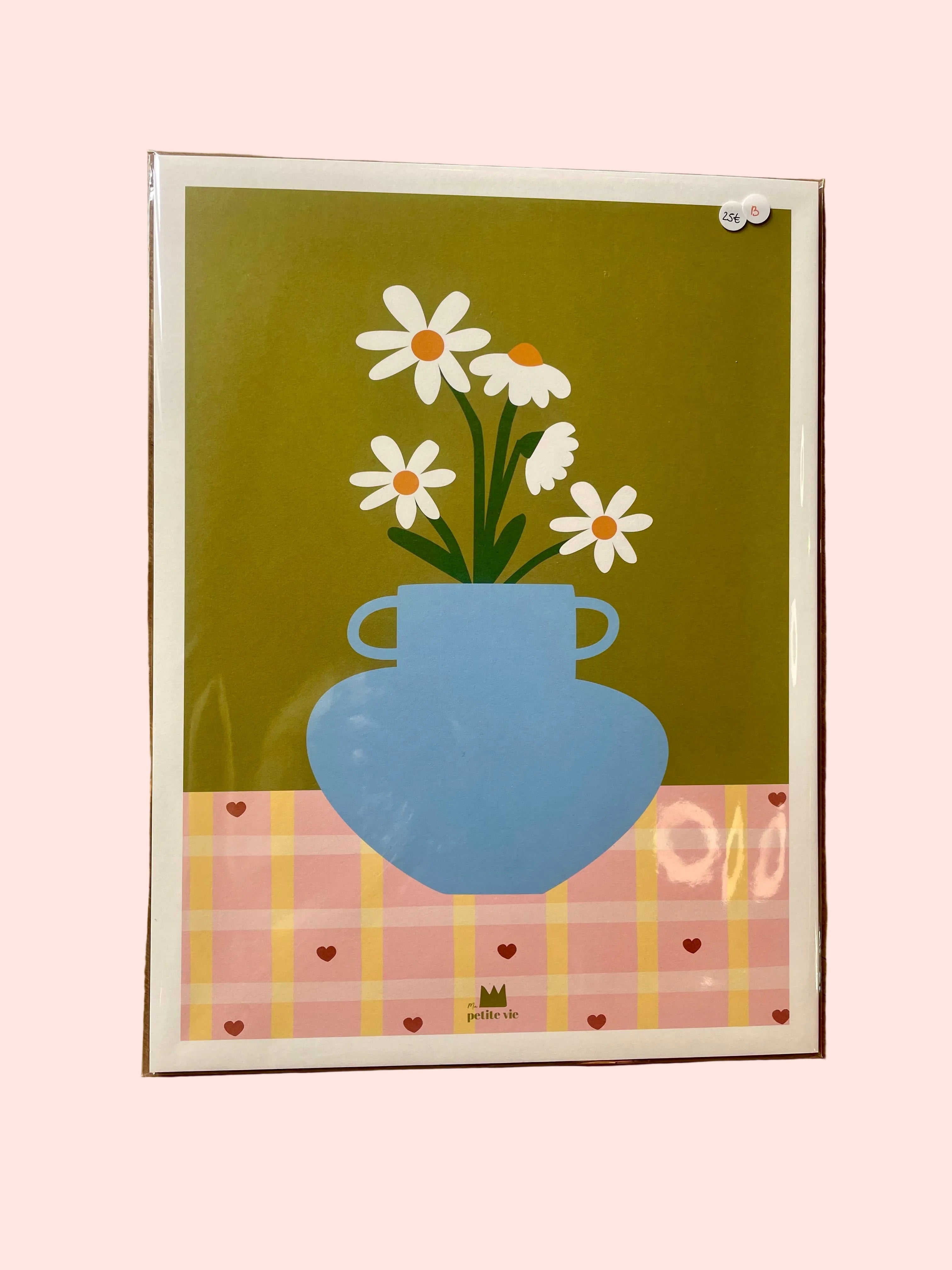 Affiche Ma Petite Vie - Vase bleu
