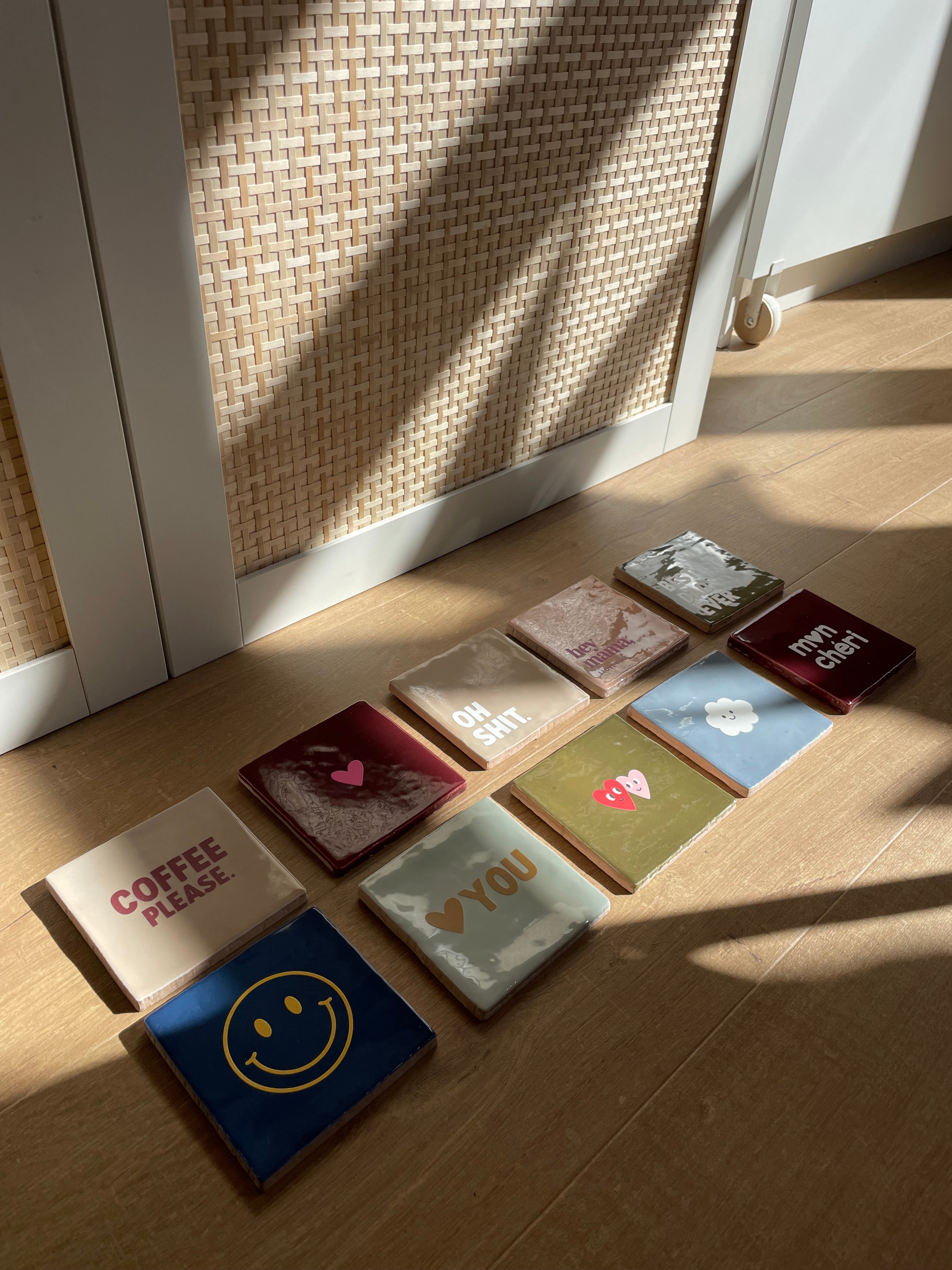 Carreau décoratif en céramique Nuage – Studio Meuk