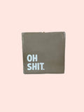 Carreau décoratif en céramique Oh Shit – Studio Meuk