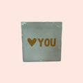 Carreau décoratif en céramique Love you – Studio Meuk