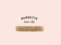 Barrette  – Étoiles pailletées dorées- la petite épicerie