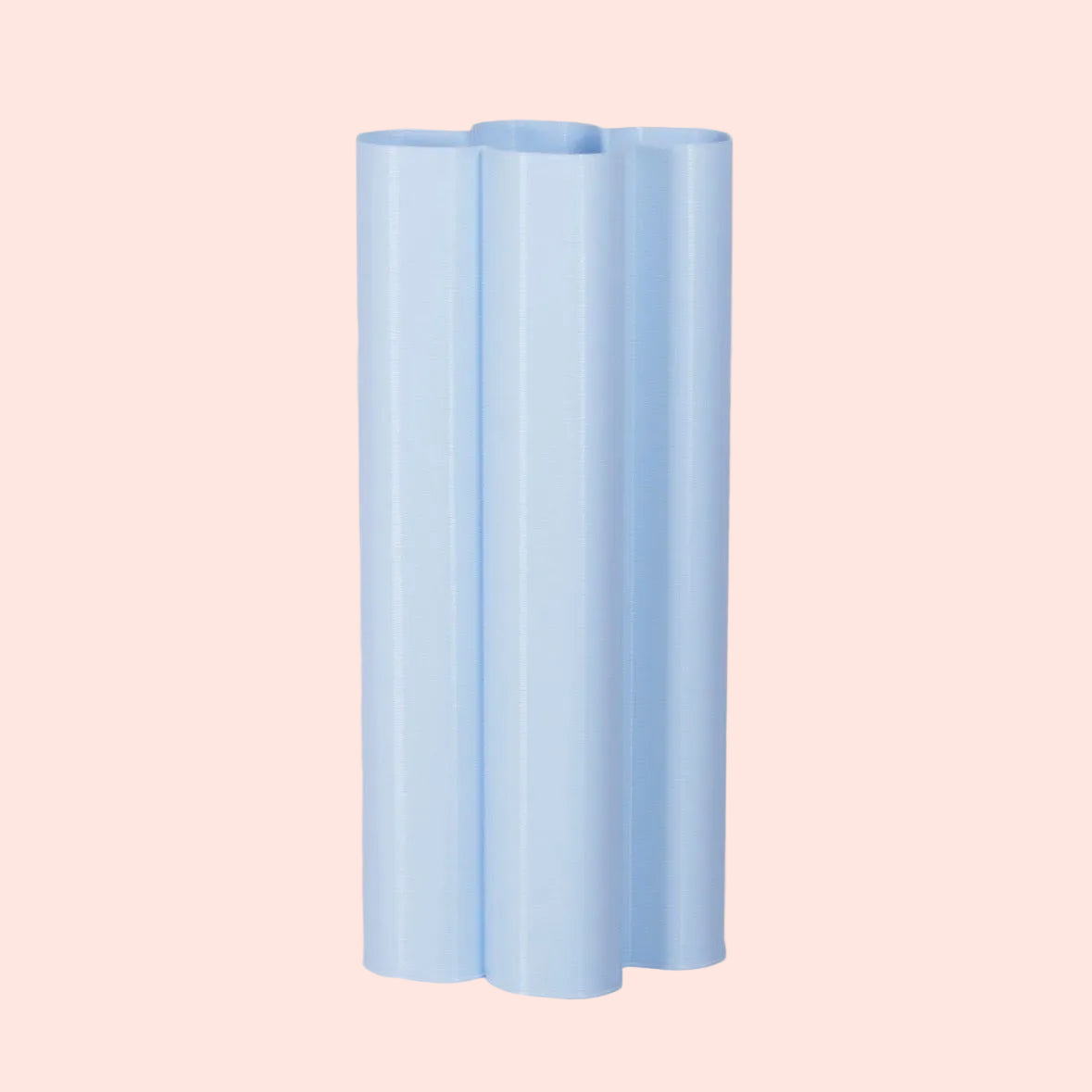 Vase Alvaro ondulé bleu – Warren & Laetitia