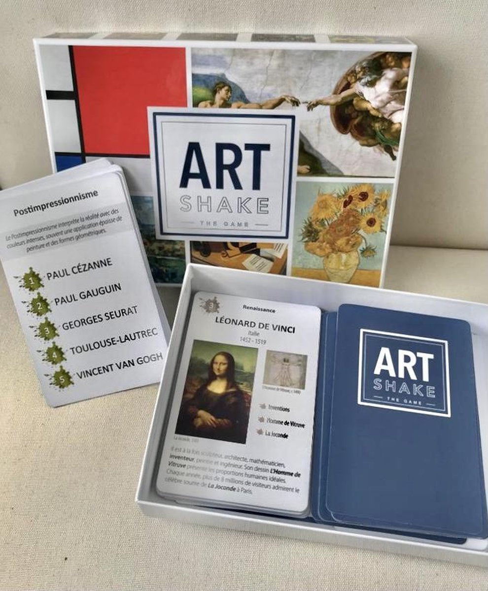 Jeu de cartes éducatif-Art Shake