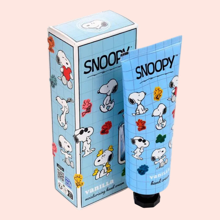 Crème pour les mains Snoopy & Woodstock – Hydratation à la vanille