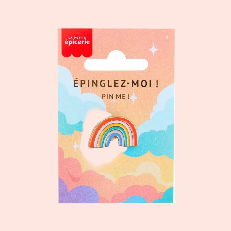 Pin’s Arc-en-ciel – Accessoire coloré