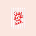 All the way to say - Plateau de service - Stripes are the new black