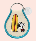 Porte-clés Snoopy brodé - Surf