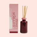 Diffuseur de parfum d’ambiance en verre coloré - Rose et Safran