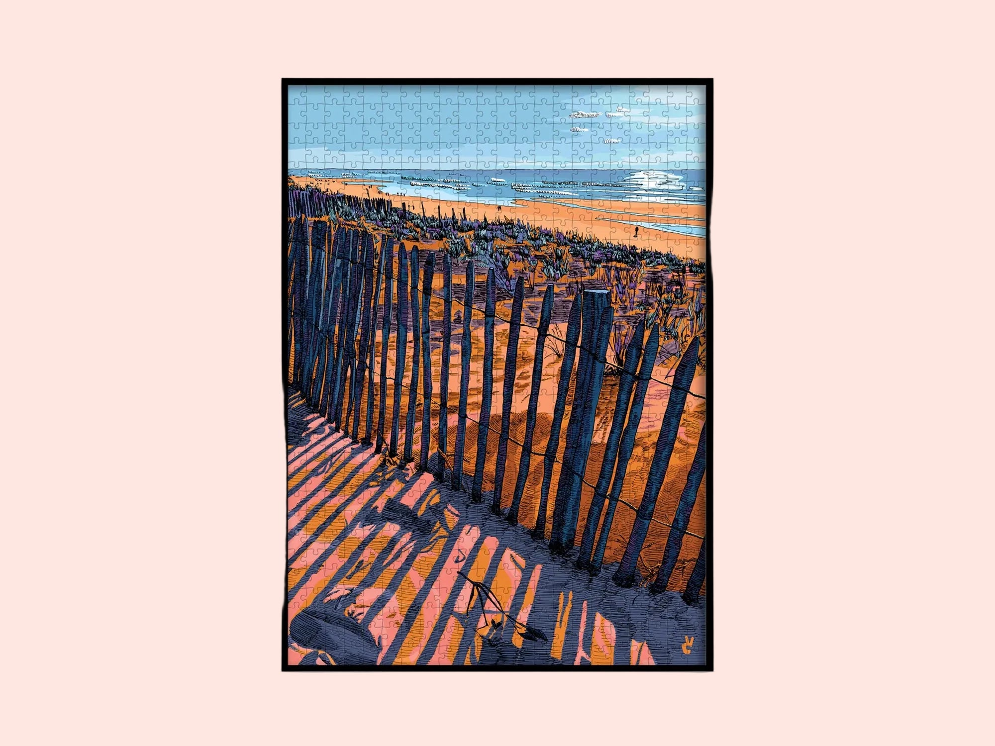 Puzzle Walk don't run - Piece & Love