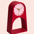 Horloge de table LOVAN - bordeaux et rose - Roki