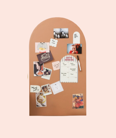 Tableau magnétique forme Arche - Caramel – 1mx58cm