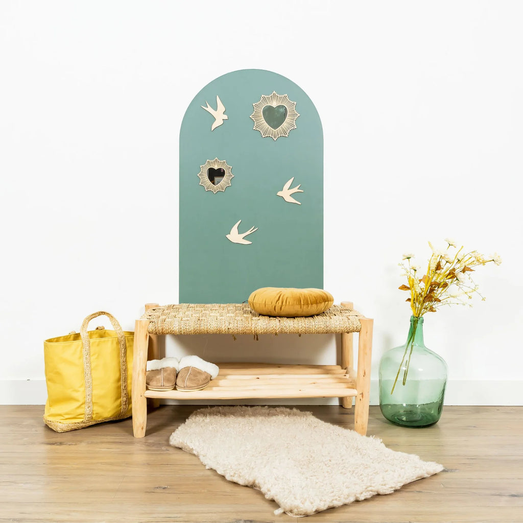 Tableau magnétique forme Arche - Vert émeraude – 1mx58cm