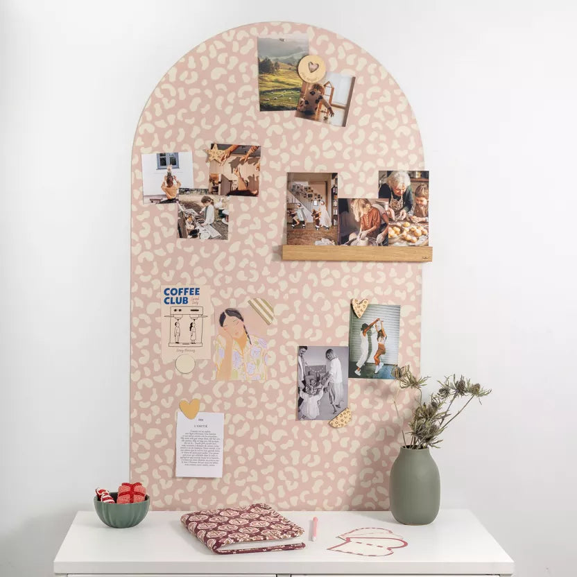 Tableau magnétique forme Arche - Graou rose