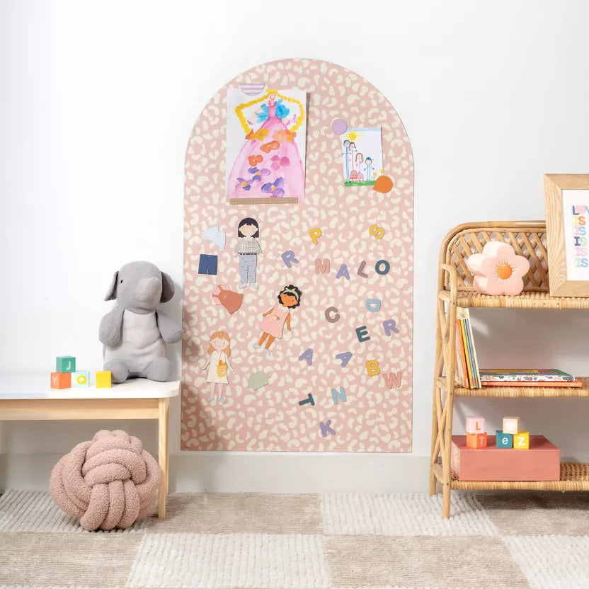 Tableau magnétique forme Arche - Graou rose