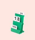 Calendrier perpétuel Joe - Warren et Laetitia - vert
