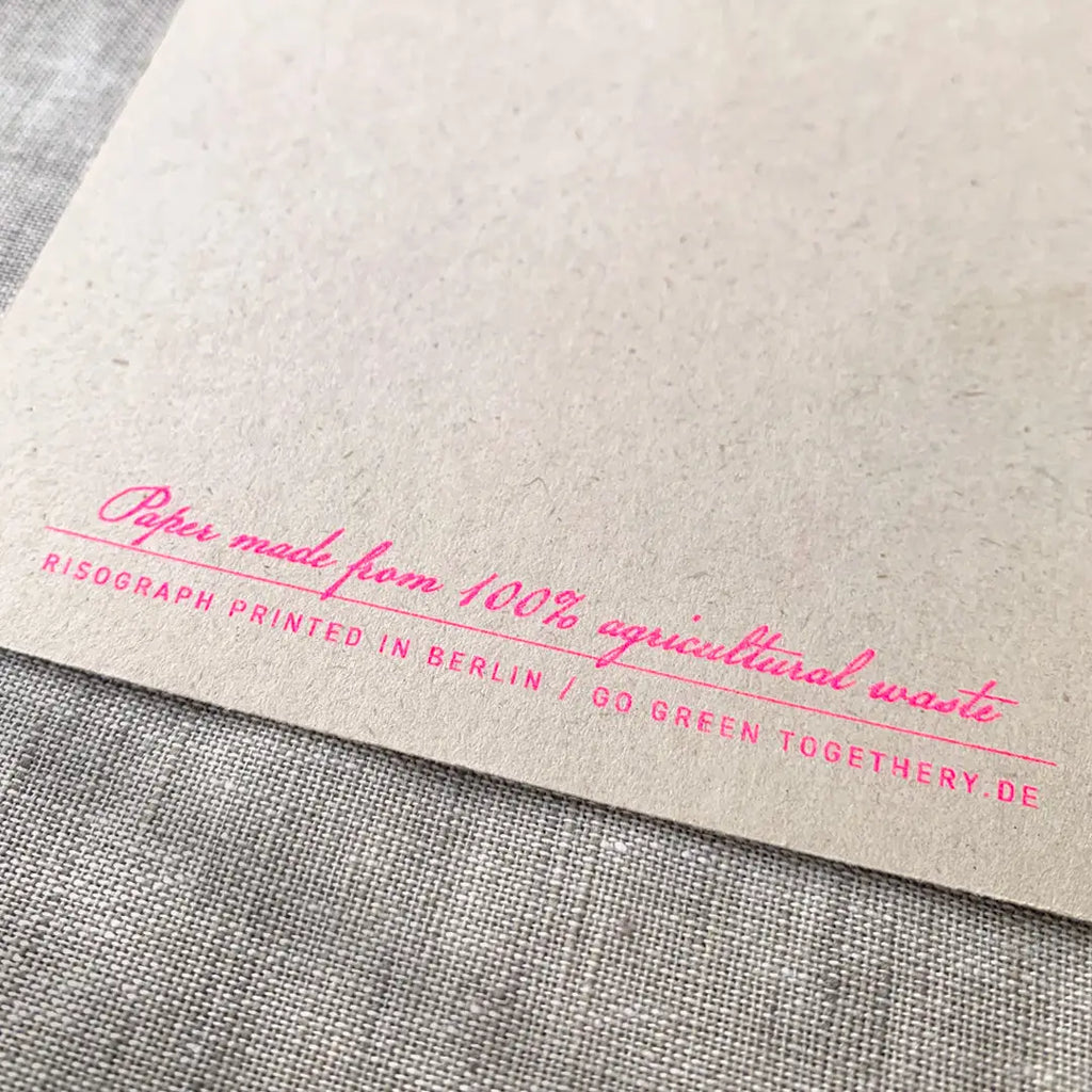 Togethery - Carte postale Hérissons sur papier écologique