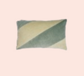 Coussin Rectangle Moutra Vert d'eau - 30x50cm