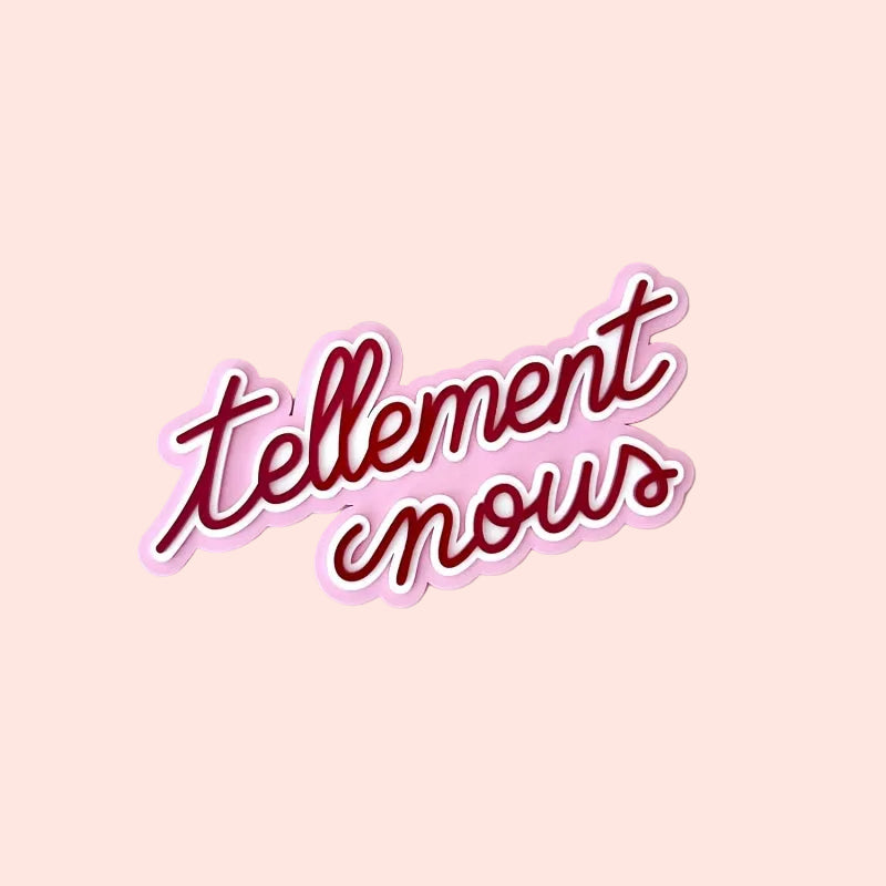 Enseigne tri-matières tellement nous