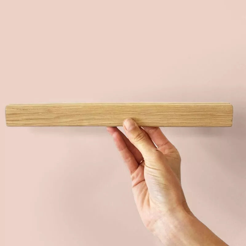 Etagère magnétique en chêne - 30 cm