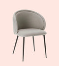 Fauteuil de table Bari - coloris gris