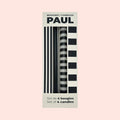 Coffret de 4 bougies longues PAUL - noir