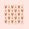 Serviette papier homard imprimé - Lot de20