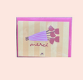 Ma Petite Vie - Mini-carte Merci (fleurs)