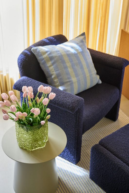 Softy Fauteuil lounge Bleu foncé (set de 2)