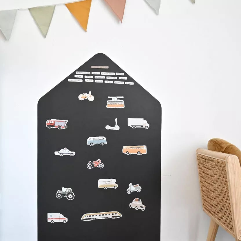 Jeu de magnets - Les transports terrestres